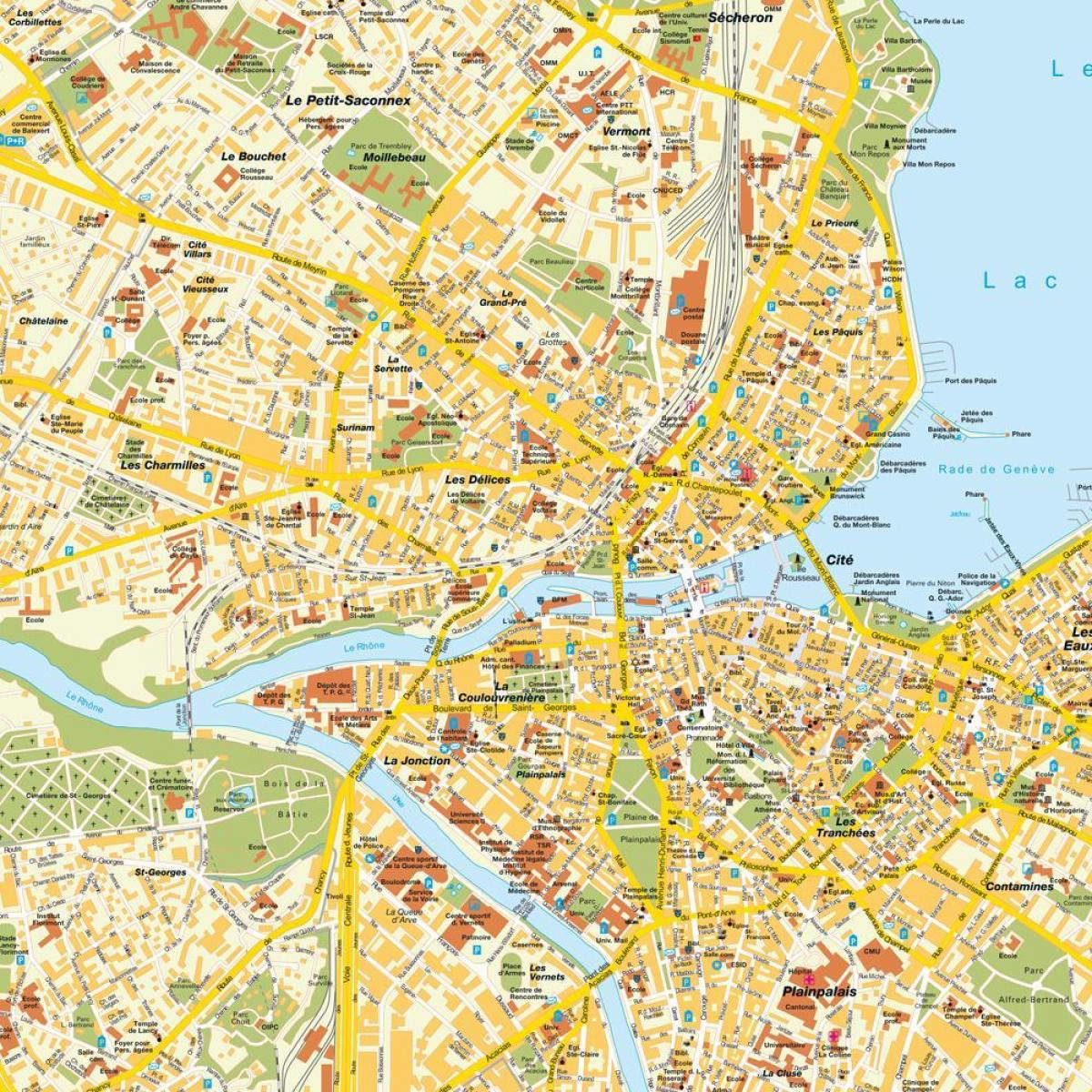 kale-mapa genevan (suitza