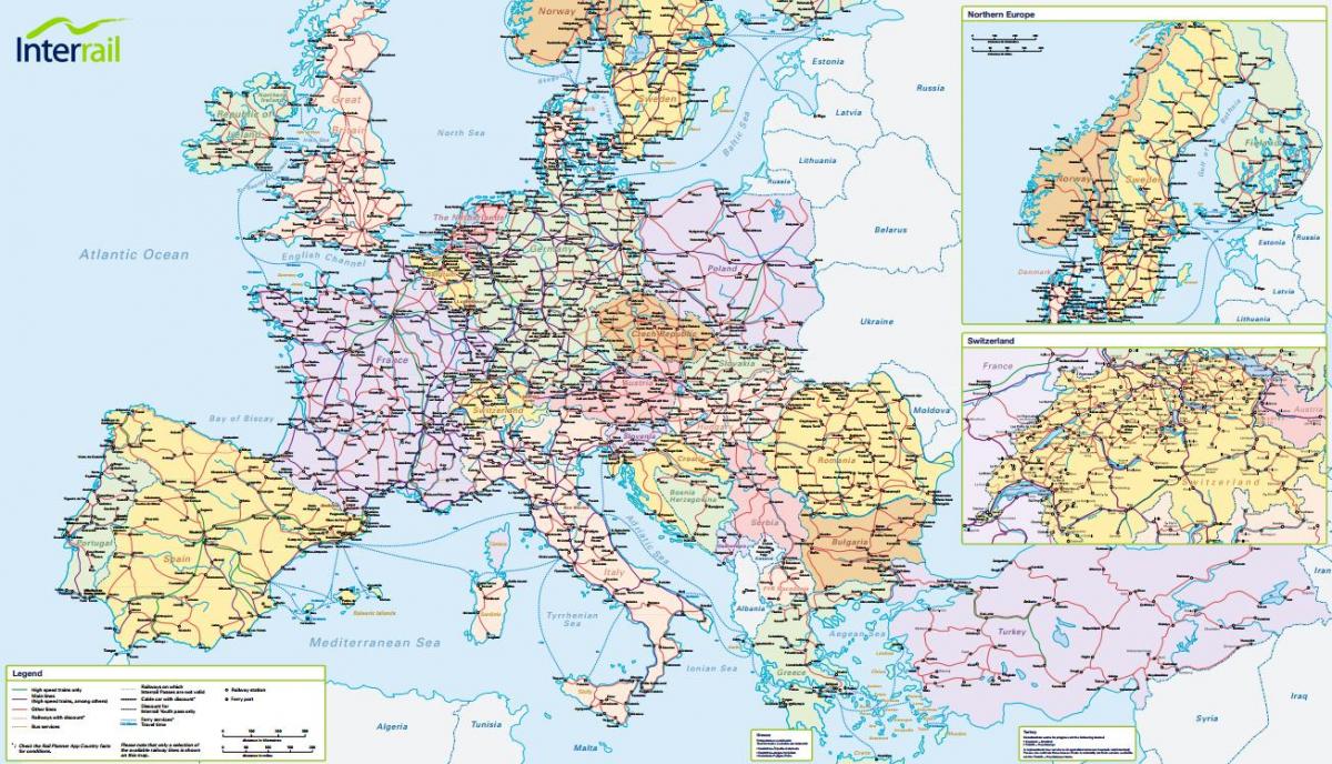 mapa interrail suitza 