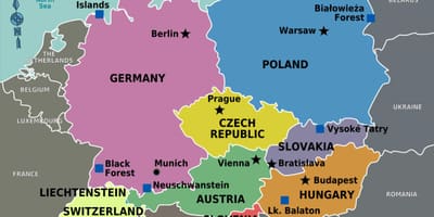 Mapa black forest suitza 