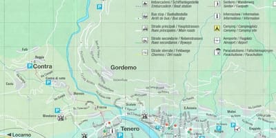 Mapa camping suitza