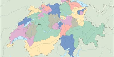 Mapa politiko mapa suitza