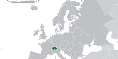 Munduko mapa erakutsiz suitza