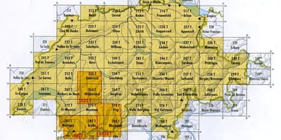 Mapa suitza posta-kodea