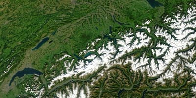 Mapa satelite suitza