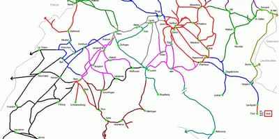 Mapa suitza tren geltokia 